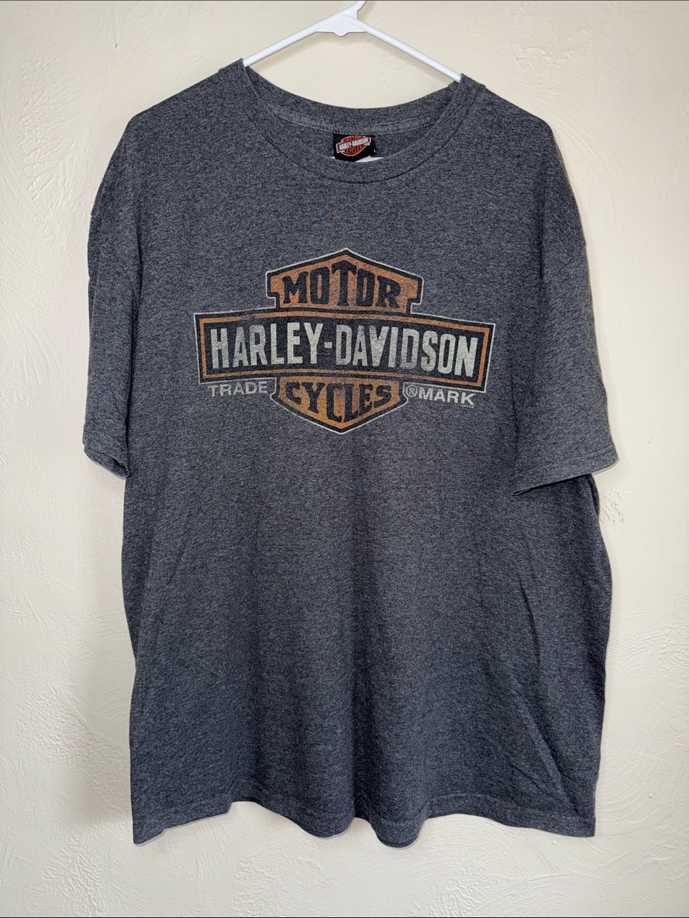 Harley-Davidson XL Gray Graphic T-Shirt Ellington CT Motorcycle Biker Tee